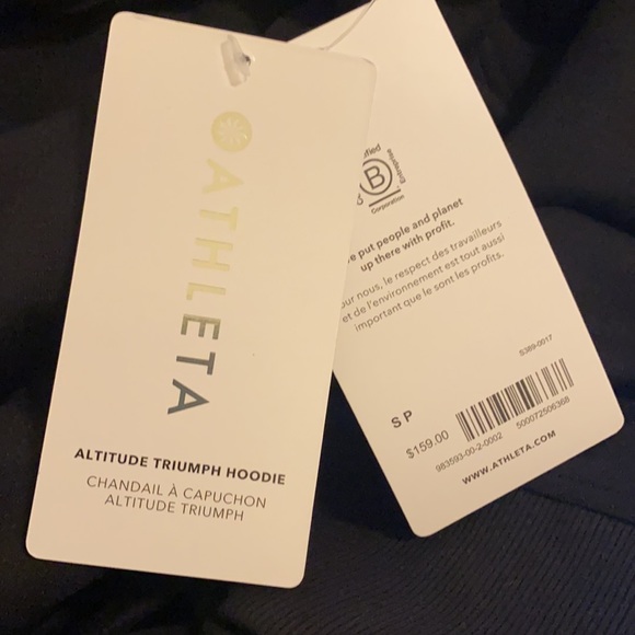 Athleta Altitude Polartec Triumph Hoodie // Black #983593 - Picture 7 of 9